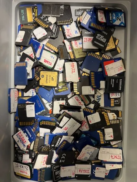 Paměťové karty SD a microSD k záchraně dat